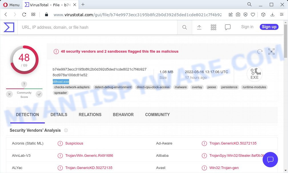 DotThreat on X:  ⚠️www.oneappkey.)site/download?id=sKnpwtf0BFc&s=C0B24C23 🔴Trojan  Malware exe ⛔Source: crack4windows.)com 🔎   / X