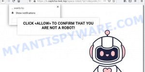 Captcha Test virus scam