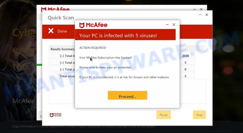 McAfee Your MacBook Is Infected With 5 Viruses