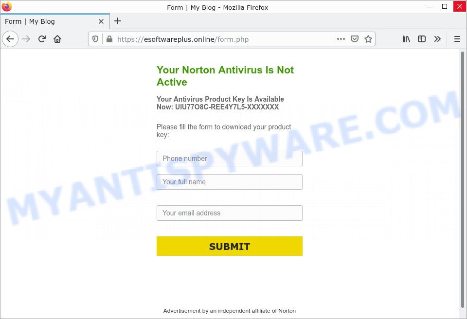 YOU ARE USING WINDOWS With Pre-installed Norton scam