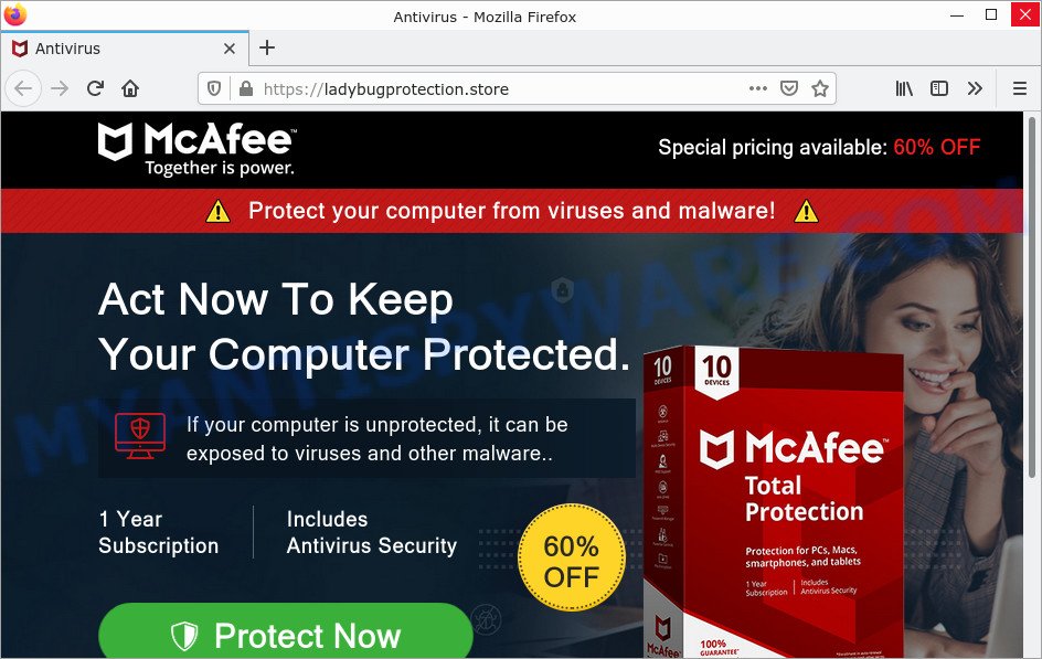 Act Now To Keep Your Computer Protected SCAM