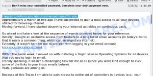 I Regret To Inform You About Sad News SCAM