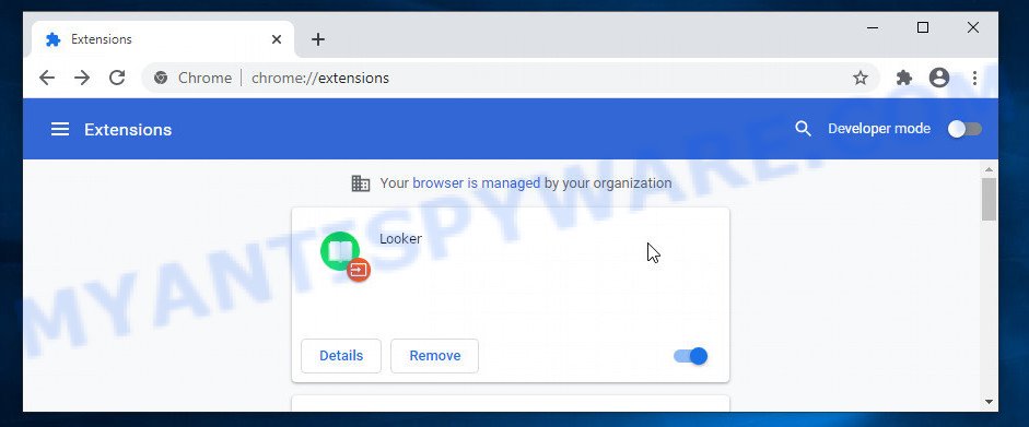 Looker Chrome extension Virus