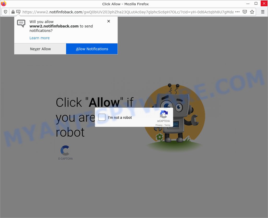 Notifinfoback.com scam