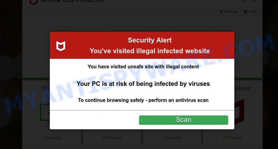 Now-scan.com mcafee scam