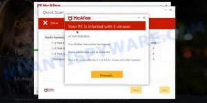 Remindexpert.xyz fake scan results