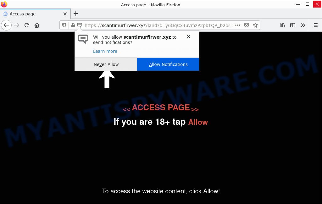 Scantimurfirwer.xyz scam