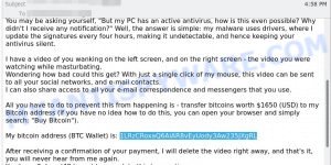 1LRzCRoxaQ6AiAR8vEyUody3Aw235JXgRL bitcoin email scam