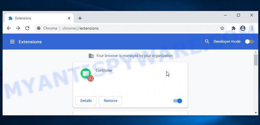 Controller chrome extension virus