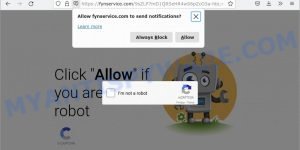 Fynservice.com Click Allow scam