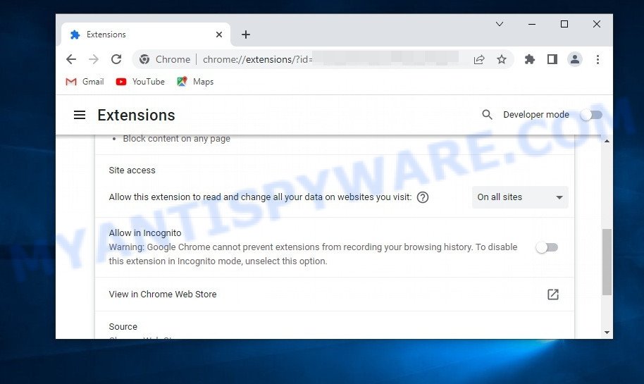Internet Download Manager browser extension