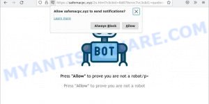 Notification Confirmation safemacpc.xyz scam