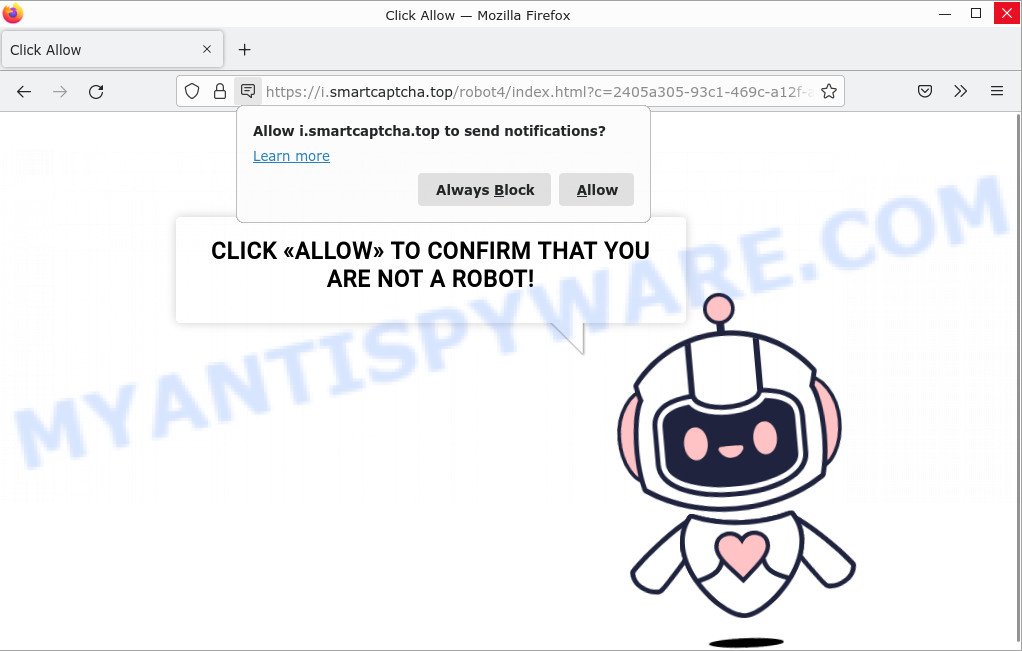 Smart Captcha Virus scam