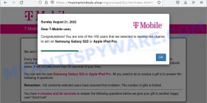T-Mobile Customer Reward Program scam