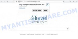 Travelsearchexpert.com hijacker