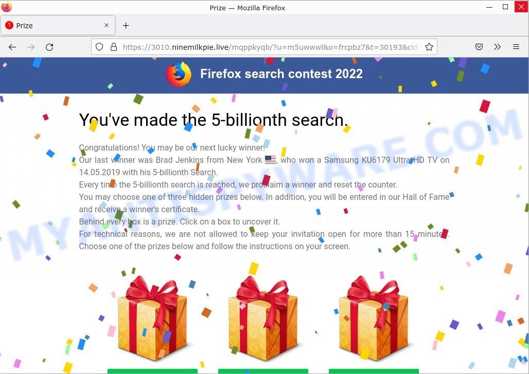 best-prizes-place.life redirects scam
