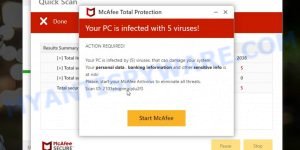 Basis-antivirus.com fake scan results