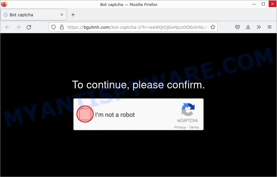 Bguhnh.com Bot captcha Scam