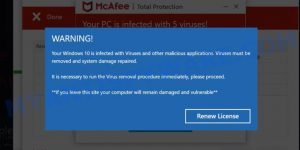 Carefully-to-remind.xyz McAfee Security Alert Scam