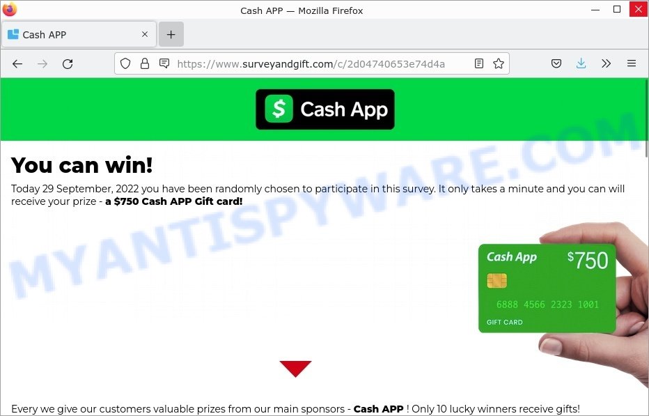 Cash APP Survey Scam