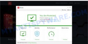 Defenceanalysisreport.com Avira Security Alert Scam