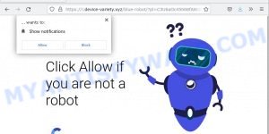 Device-variety.xyz Click Allow Scam