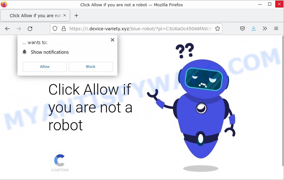 Device-variety.xyz Click Allow Scam