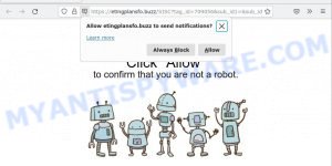 Etingplansfo.buzz click Allow scam