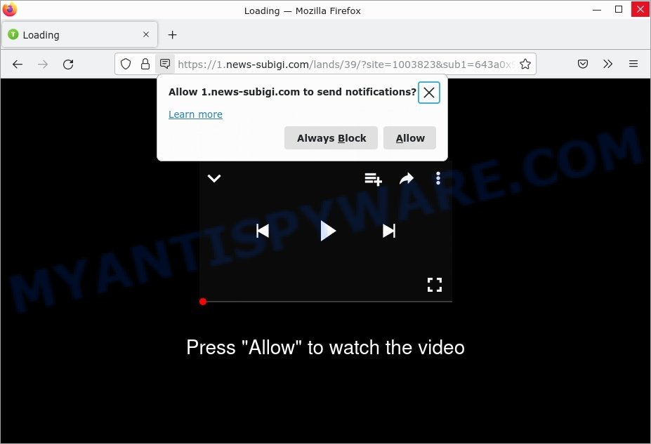 News-subigi.com Loading Video Scam
