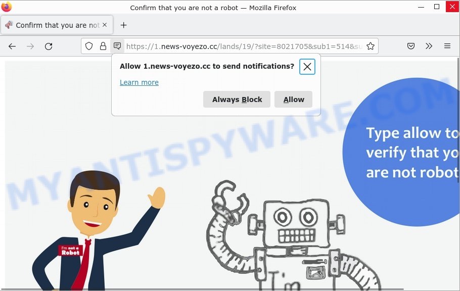 News-voyezo.cc Click Allow Scam