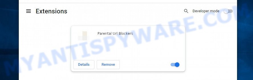 Parental Url Blockers remove