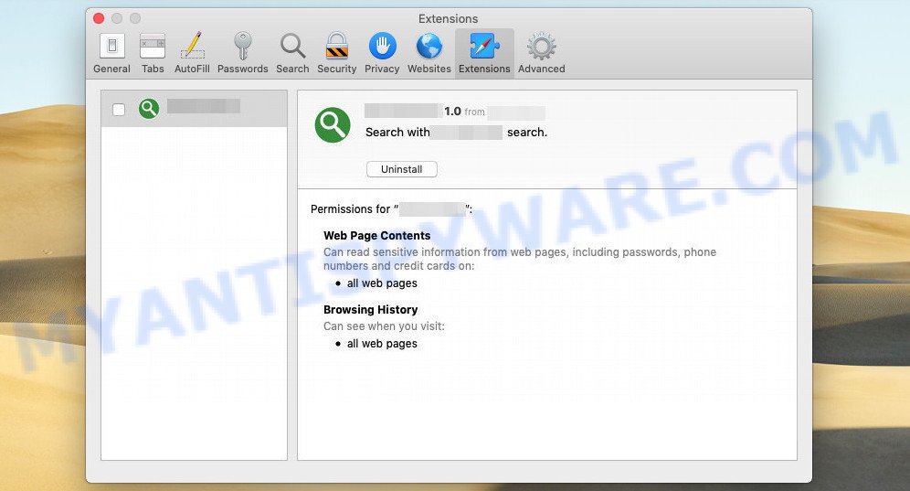 PowerSet Mac adware