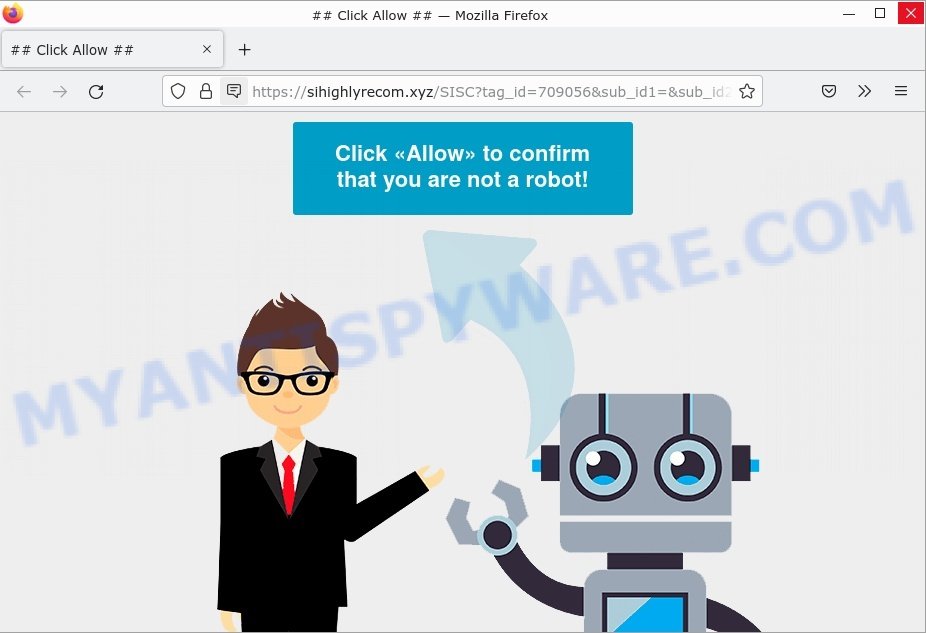 Sihighlyrecom.xyz Click Allow Scam