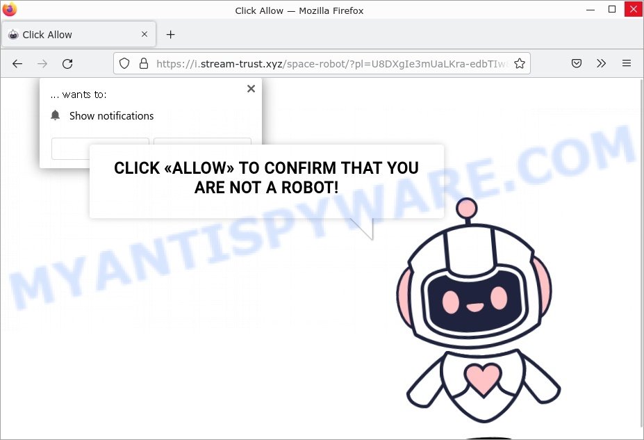 Stream-trust.xyz Click Allow Scam