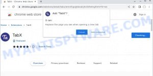 TabX Browser extension