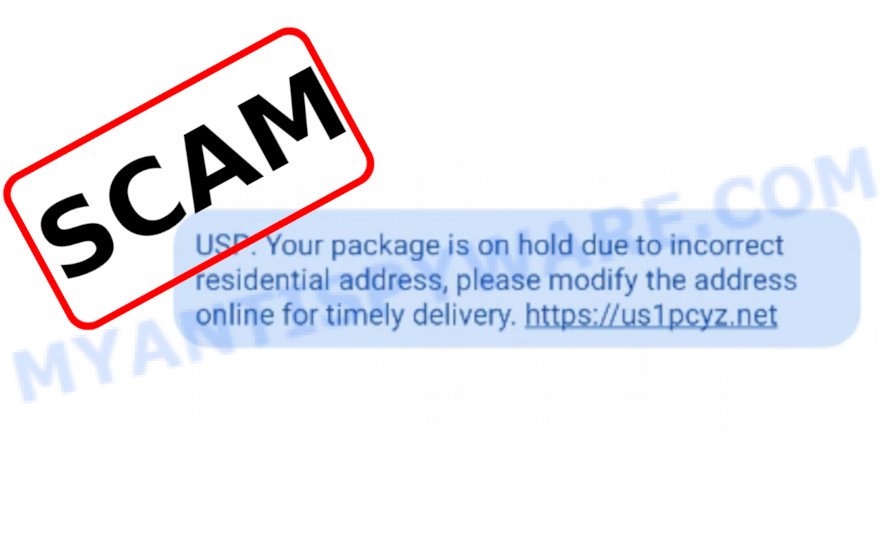 US9514961195221 – Your Package Cannot Be Delivered text SCAM