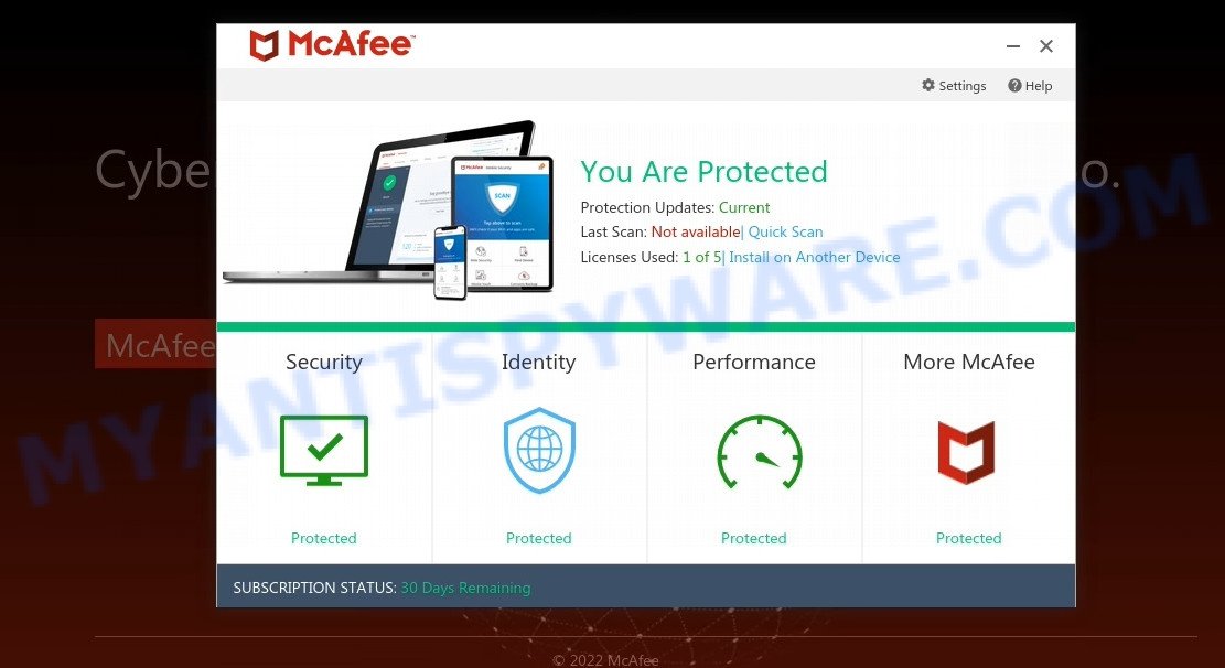 Webdefencesurvey.online McAfee Security Alert Scam