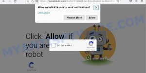 Webslick24.com Click Allow Scam
