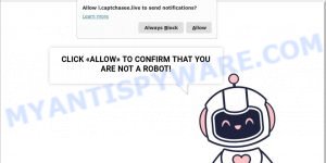 Captcha See Virus Click Allow Scam