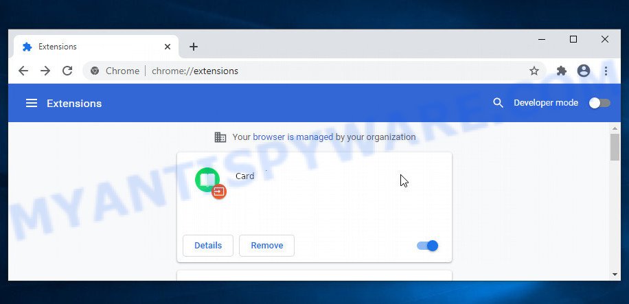 Card Browser Extension Virus