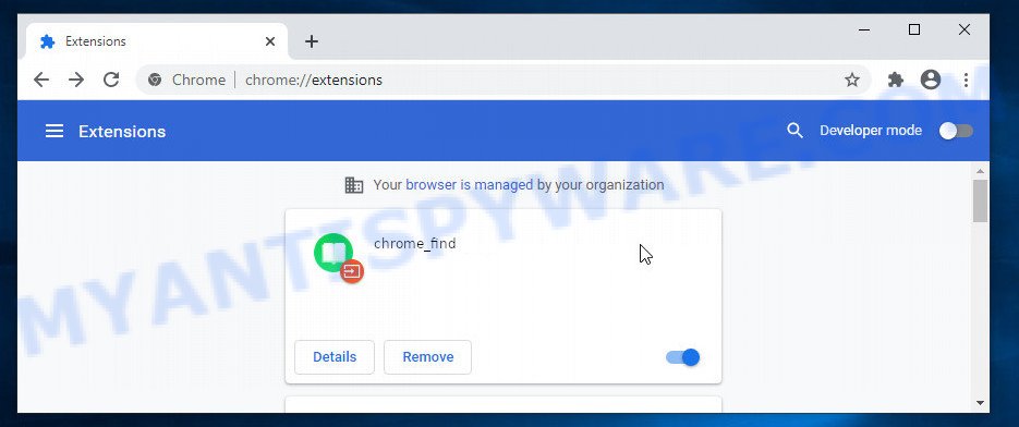 Chrome_Find Extension Virus