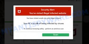 Defenderfocus.xyz McAfee Security Scam