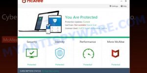 Desktopsecurityradar.com McAfee Alert Scam