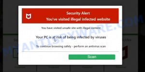 Dinto.click McAfee Security Alert Scam