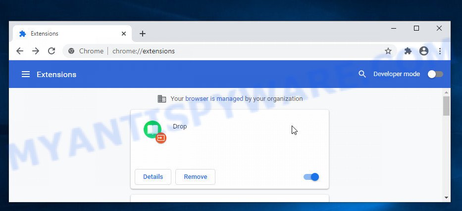Drop Browser Extension Virus