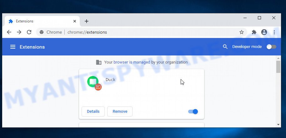 Duck Browser Extension Virus