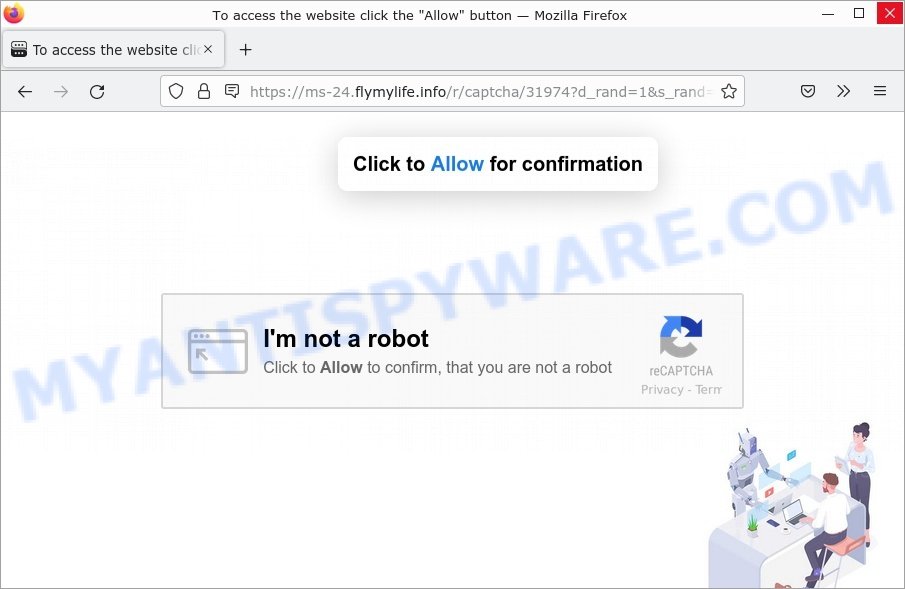 Flymylife.info Click Allow Scam