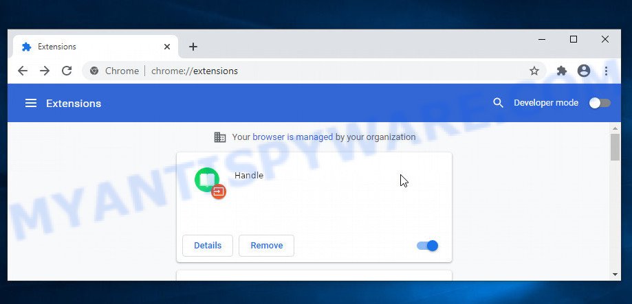 Handle Browser Extension Virus