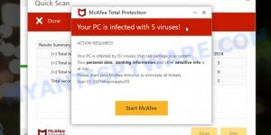 Internal-scanning.com McAfee fake scan results