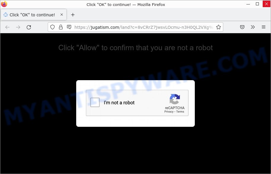 Jugatism.com Click OK to continue Scam
